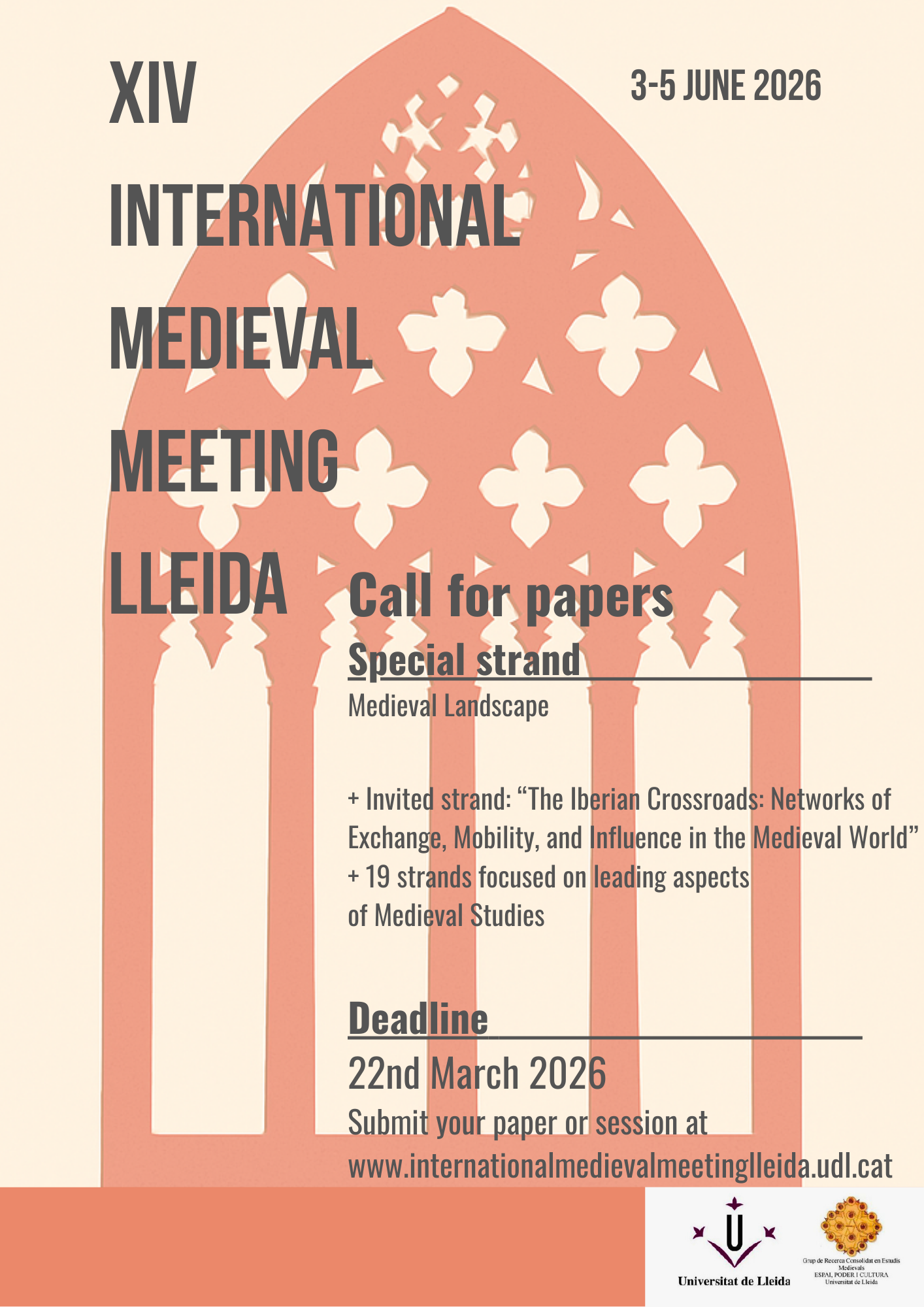 XIV International Medieval Meeting Lleida